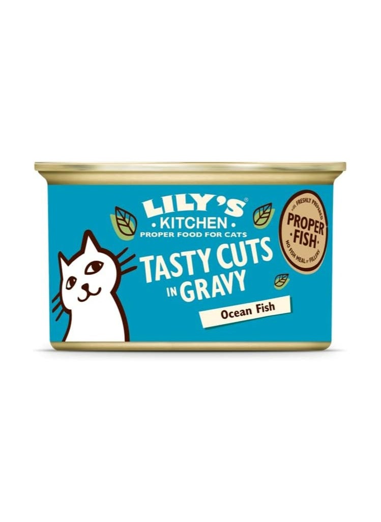 Lily's Kitchen Lily's Kitchen Tasty Cuts Ocean Fish Wet Cat Food - 85G 