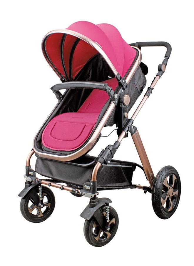kiddoz - Baby Single Stroller - Rose - Image 1