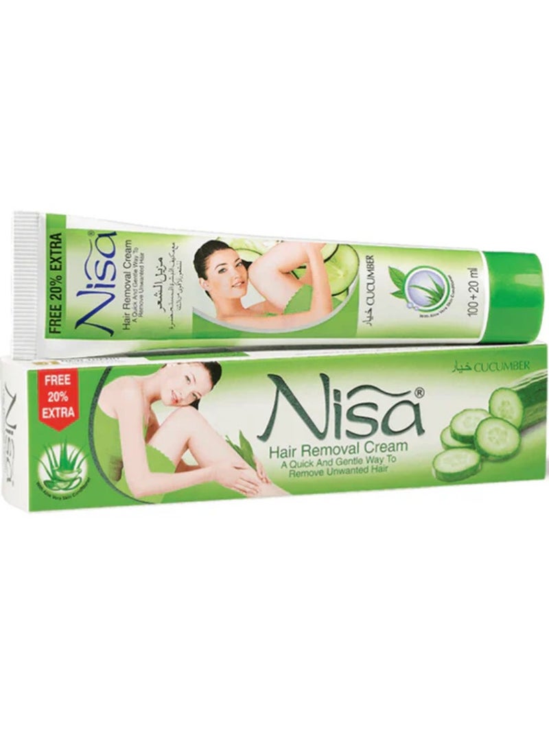 Nisa Hair Removal Cream With Cucumber
