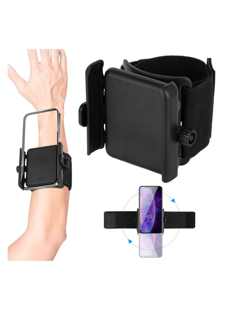 SOLARAE Running Armband Wrist Phone Holder, Phone Holder for Running, Universal Wrist Phone Holder for iPhone 15/14/13/Pro Max/Pro/Mini/12/11/SE/Xs/XR/X/8/7/Plus, Arm Band for Phone for Running Holder - Image 1