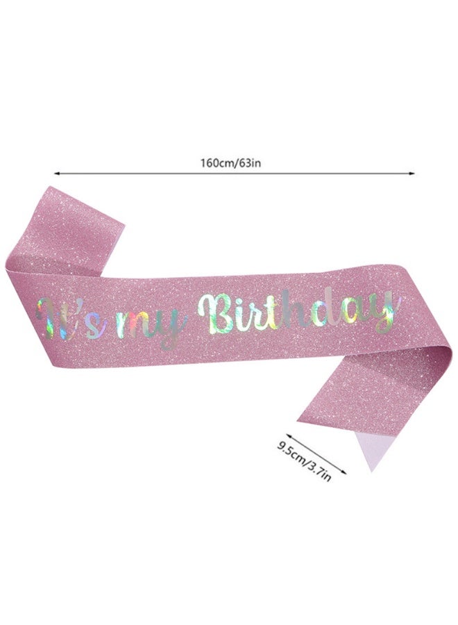 طقم عصائر فتاة عيد الميلاد، إنه طقم عصائر عيد ميلادي، هدية مميزة لحفلة عيد الميلاد - Image 2