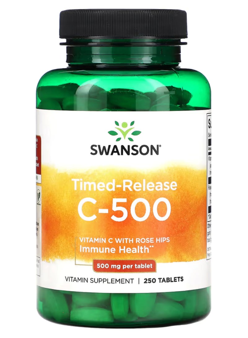 سوانسون‏, مؤقت الإطلاق سي -500 ، 500 ملجم ، 250 قرصًا