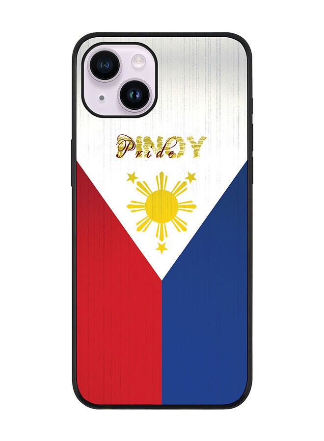 Stylizedd Rugged Black edge case for Apple iPhone 14 Plus Slim fit Soft Case Flexible Rubber Edges Anti Drop TPU Gel Thin Cover - Pinoy Pride - Image 1