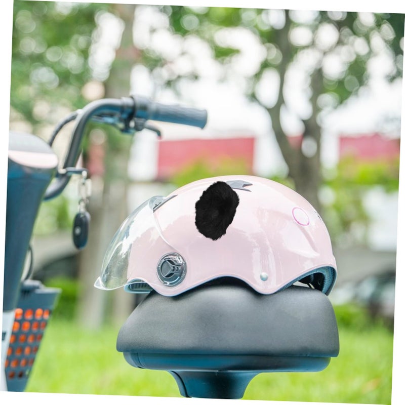 Detachable Bear Ears Helmet Accessory For Electric Scooter Stylish Decoration - Image 5