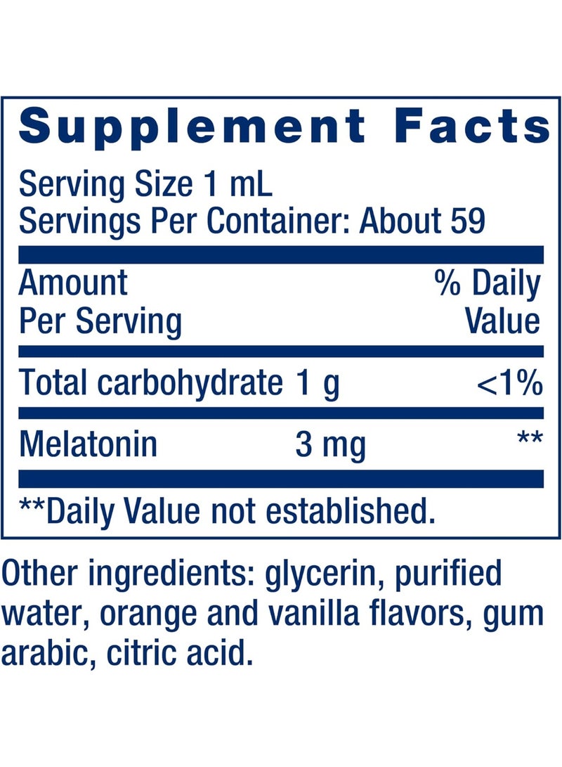 Life Extension Fast-Acting Liquid Melatonin – Sleep & Cellular Health Support Supplement – Gluten-Free – Non-GMO Net Wt. 2 fl.oz. (59 Servings) - Image 2