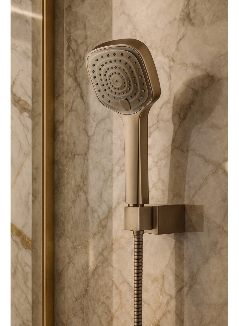 HESANIT Infinity Bathroom Hand Shower With Pipe 150cm And Fittings - 7002HS CB - Image 2