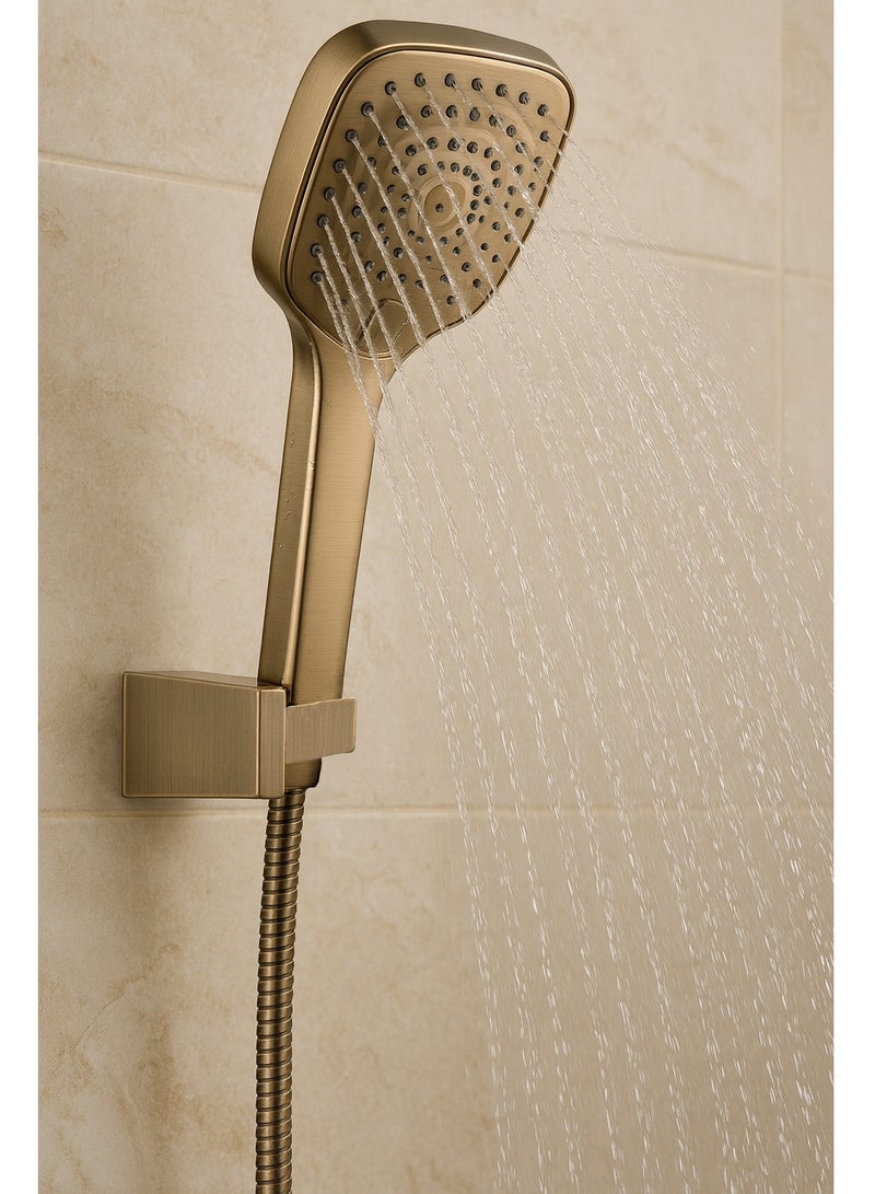 HESANIT Infinity Bathroom Hand Shower With Pipe 150cm And Fittings - 7002HS CB - Image 4
