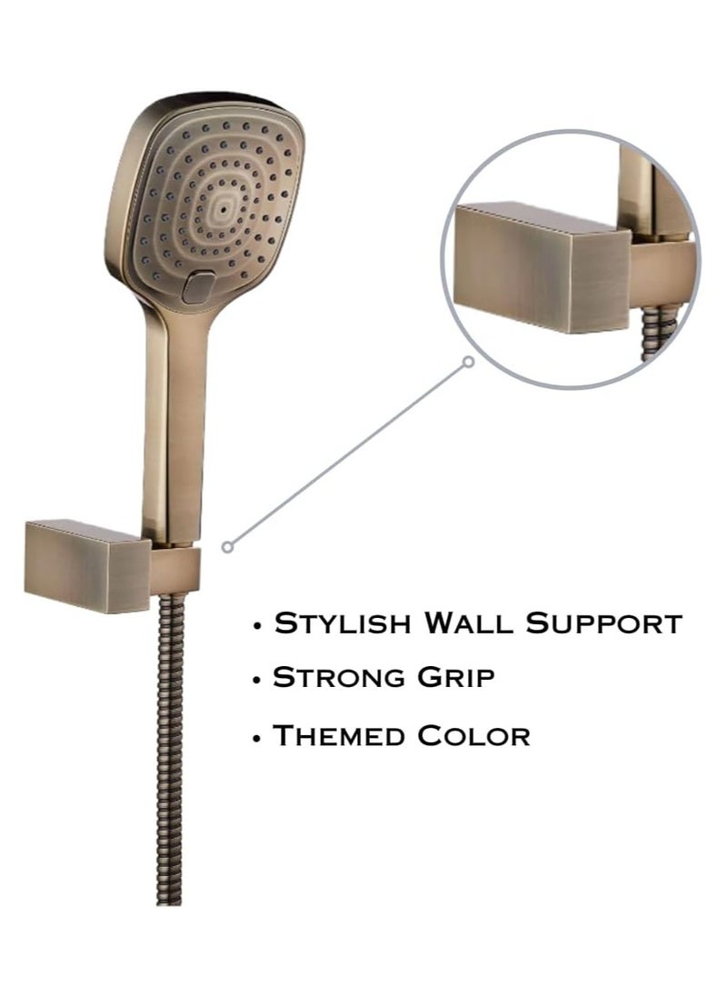 HESANIT HESANIT Infinity Bathroom Hand Shower With Pipe 150cm And Fittings - 7002HS CB  - Image 2
