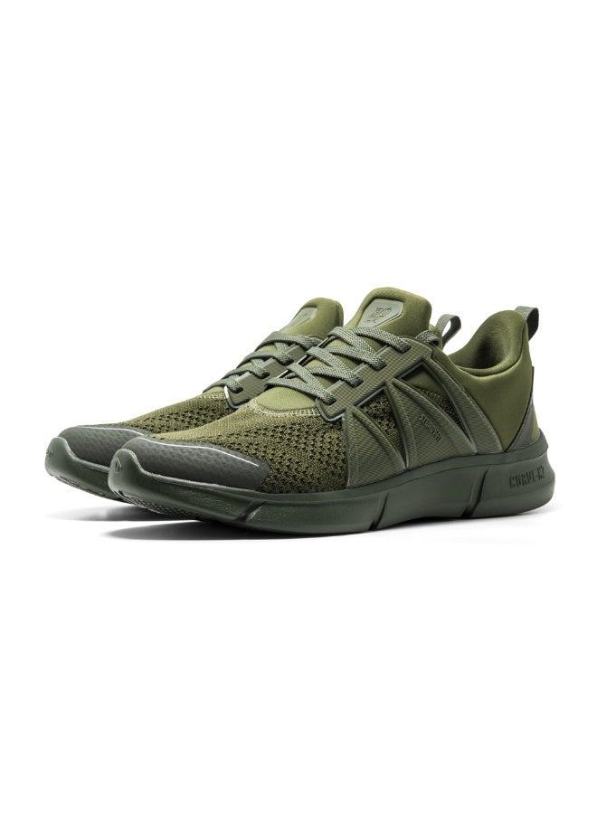 PUCA Sneakers for Men Light Weight Casual Shoes with Mesh Outer X-Seven Olive - Image 2