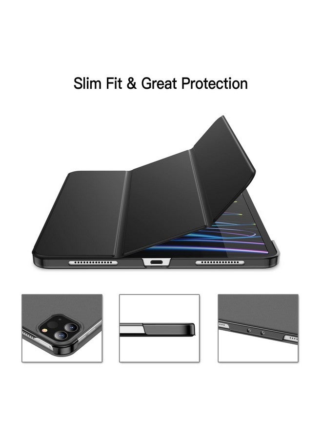 JETech Case for iPad Pro 11-Inch, 2022/2021/2020/2018 Model (4th/3rd/2nd/1st Generation), Compatible with Pencil, Cover Auto Wake/Sleep (Black) - Image 2