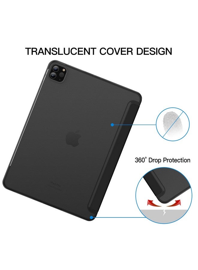 JETech Case for iPad Pro 11-Inch, 2022/2021/2020/2018 Model (4th/3rd/2nd/1st Generation), Compatible with Pencil, Cover Auto Wake/Sleep (Black) - Image 3
