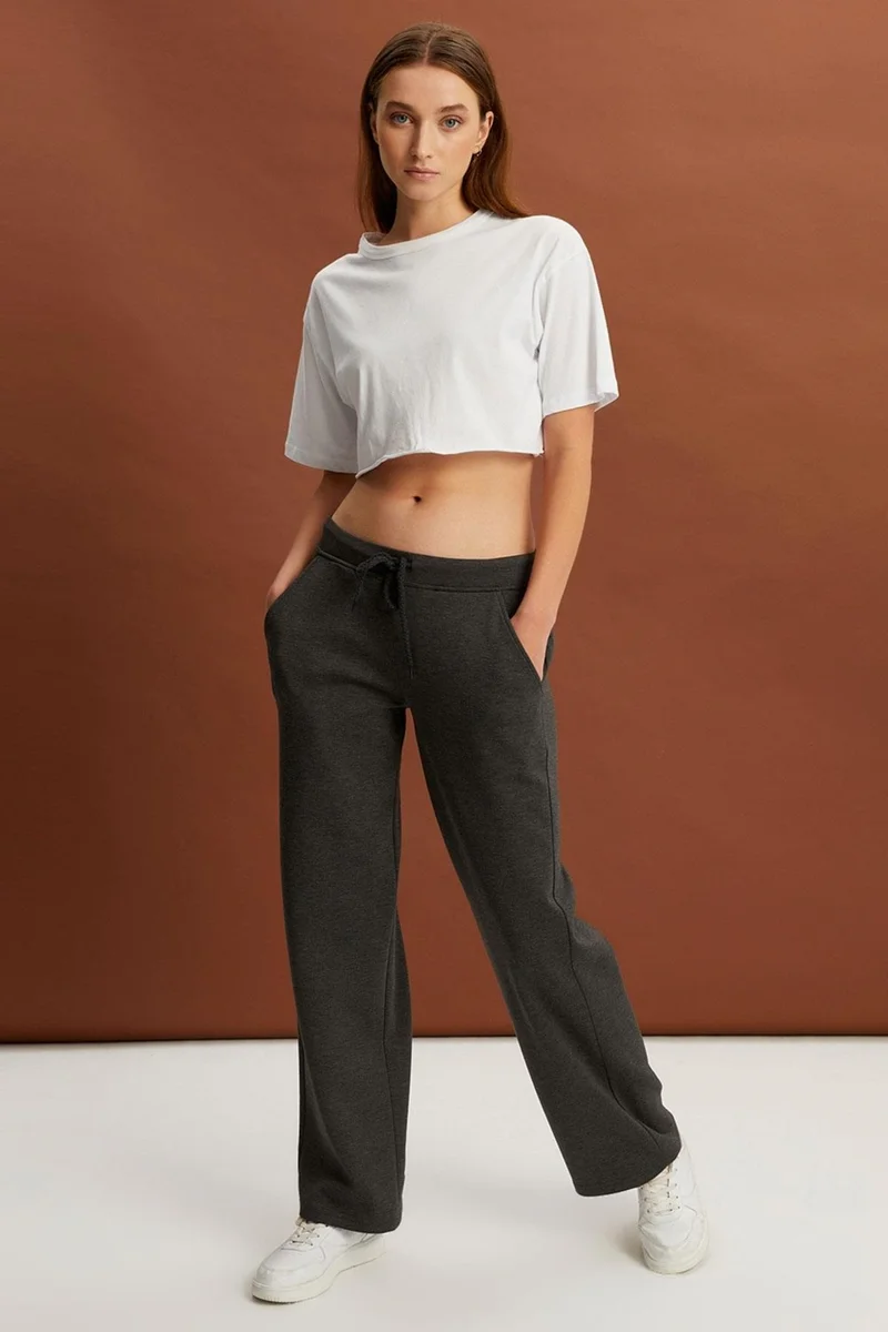 الكسندر جاردي Wide Leg Sweatpants (UN-370062-TEKALTPNT)