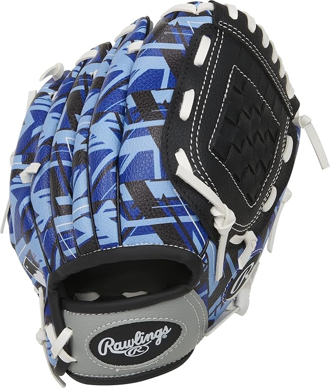 Rawlings | REMIX T-Ball & Youth Baseball Glove | Left Hand Throw | 9" | Blue - Image 4