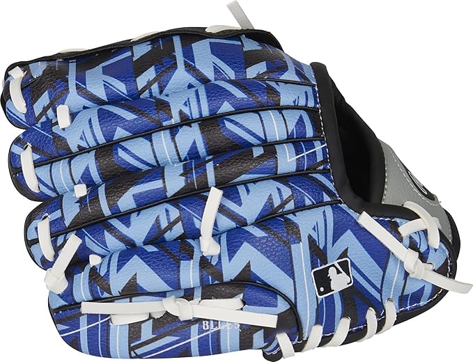 Rawlings | REMIX T-Ball & Youth Baseball Glove | Left Hand Throw | 9" | Blue - Image 5