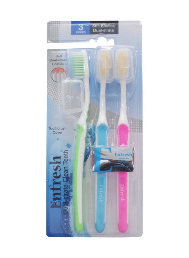 Enfresh Toothbrush with Covers 3 pc.  - Image 1