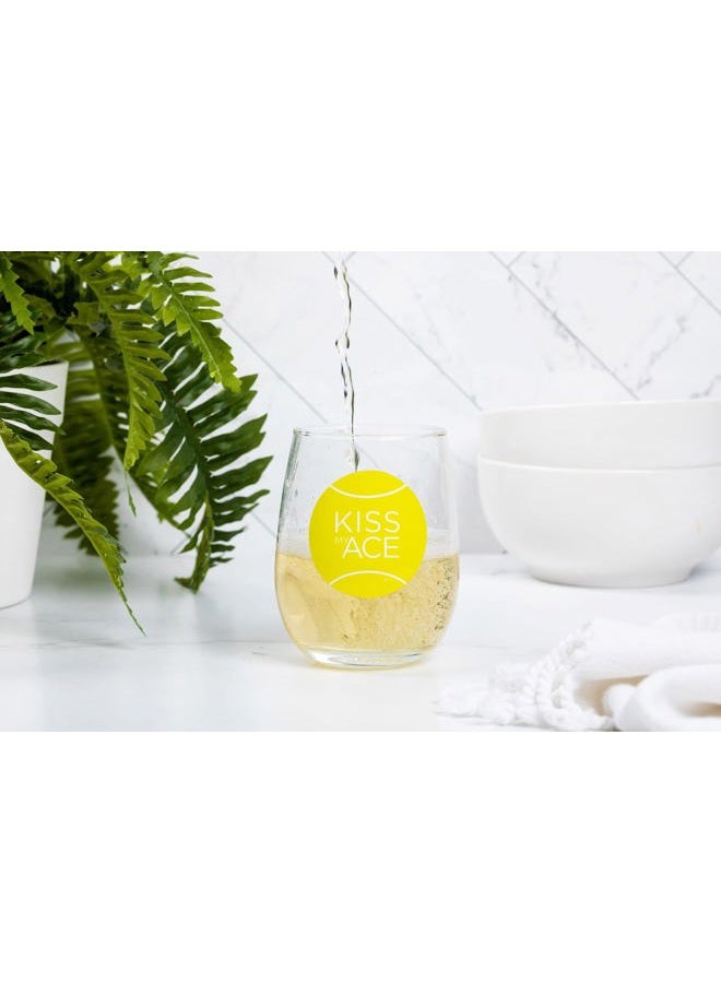 Twerp Tennis Wine Glass - Funny Tennis Gift - Image 4