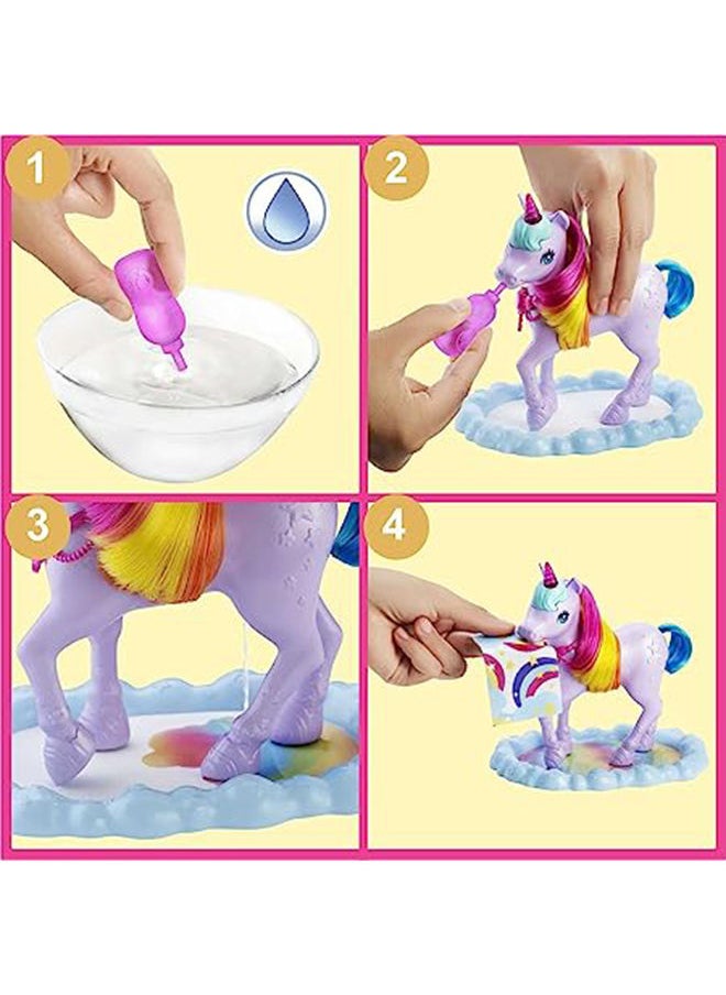 Barbie - Barbie Dreamtopia Playset With Barbie Doll, Pet Unicorn And Color Change Potty Feature Gtg01 - Image 1