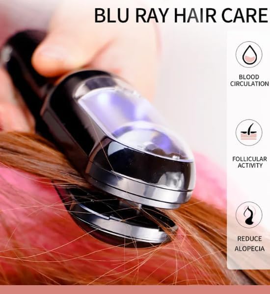 KIYU Cordless Split End Hair Trimmer Machine | Rechargeable Electric Split Ends Remover Tool for Dry, Damaged, Curly, Frizzy Hair | 2-in-1 Automatic Split End Cutter for Men & Women - Image 2