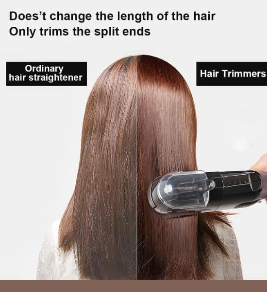 KIYU Cordless Split End Hair Trimmer Machine | Rechargeable Electric Split Ends Remover Tool for Dry, Damaged, Curly, Frizzy Hair | 2-in-1 Automatic Split End Cutter for Men & Women - Image 5
