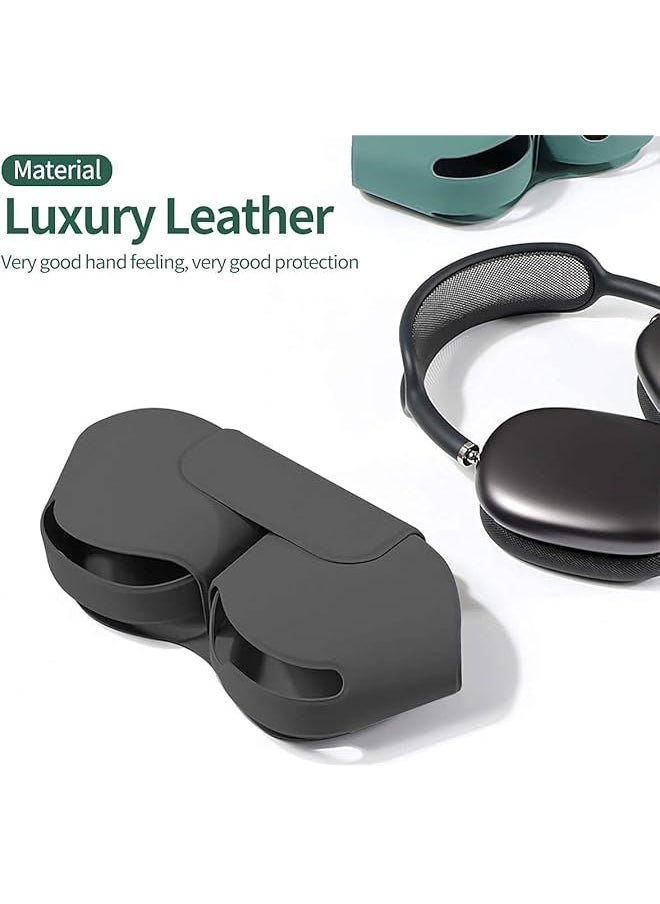 Compatible With Smart Case For Airpods Max Automatic Sleep Function Protective Headphones Case Cover Scratch Proof Travel Carrying Case Airpods Max Accessories For Airpod Max Black