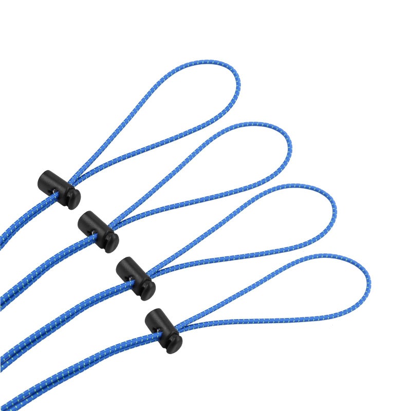 Oumers Bungee Goggle Strap Kit(4-Pack), Adjustable Replacement Swimming Goggle Straps with Cord Lock Clamp for Swim Goggles Anti Fog Racing Kids Goggles |Universal Durable, One Size Fits All