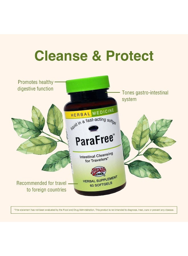 Herbs Etc. ParaFree - Gastrointestinal Support Supplement to Aid Intestinal Cleansing - Digestive Herbal Supplement with Wormwood, Quassia & Male Fern - 60 Softgels (60 Servings) - Image 4