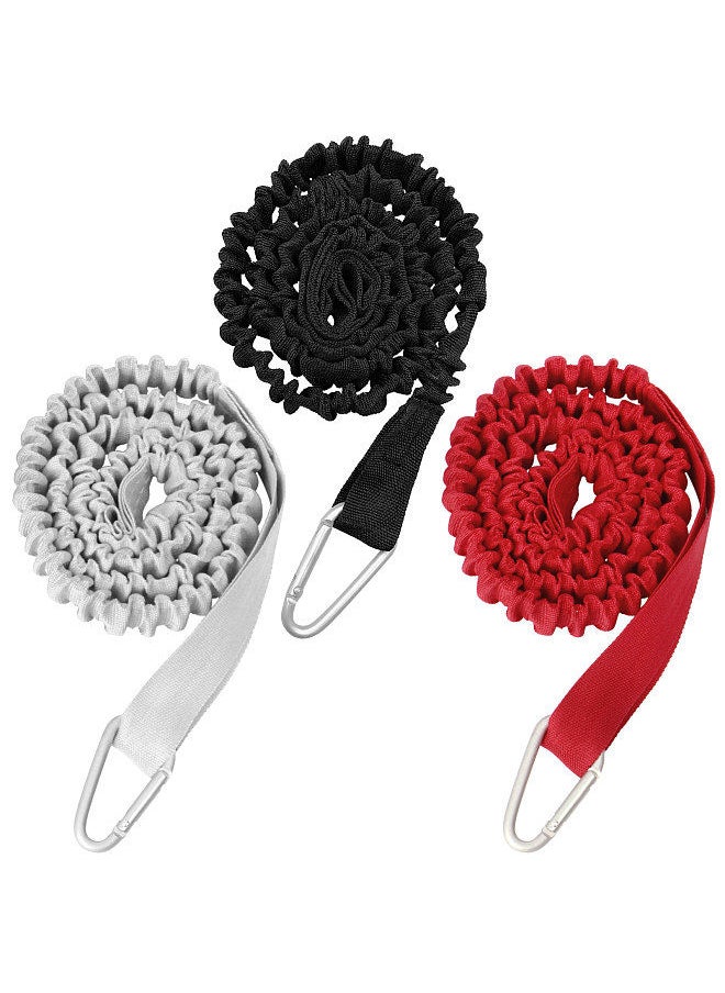 Generic - Stretchable Paddle Leash with D-Shape Carabiner Fishing Poles Leash for Kayak Canoe Boat - Image 1