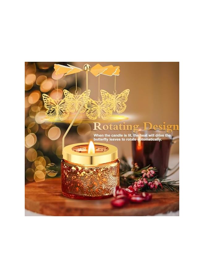 Green Tiger Butterfly Gifts for Women | Rotatable Lavender Scented Candle with Gift Box | Unique Birthday, Anniversary, Halloween, and Christmas Gift Ideas - Image 2