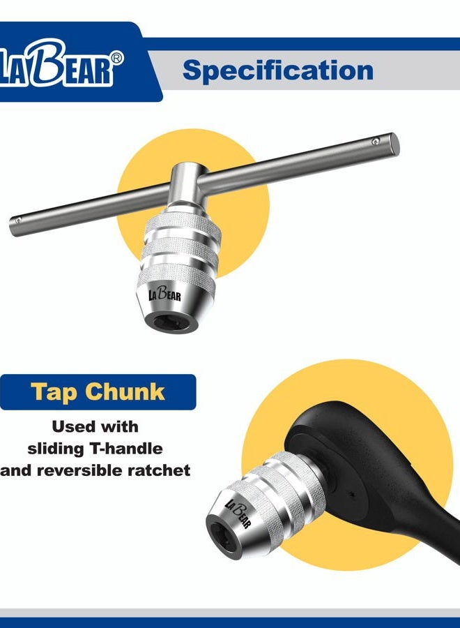 LABEAR 1/4"DR M3~M8 Interchangeable Tap Chuck, Adjustable Tap Socket, tap socket - Image 4