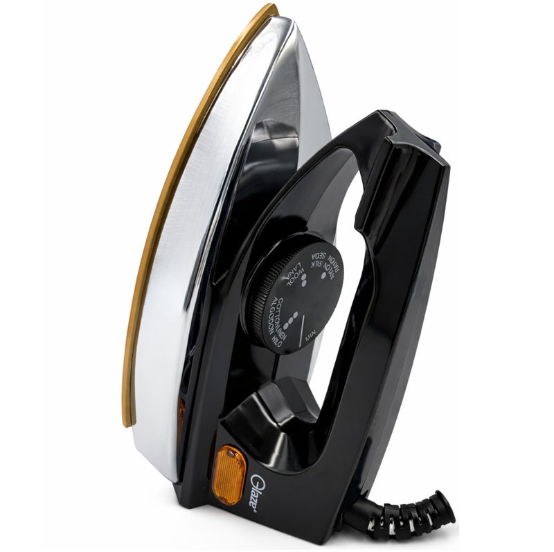 جليز مكواة كهربائية 1200 واط – مكواة ملابس قوية الاستخدام مع لوح سيراميك وفولاذ مقاوم للصدأ، تسخين سريع، تحكم بدرجة الحرارة قابلة للتعديل، مؤشر ضوئي، قبضة مريحة، سلك دوّار، وضمان 5 سنوات. - Image 1