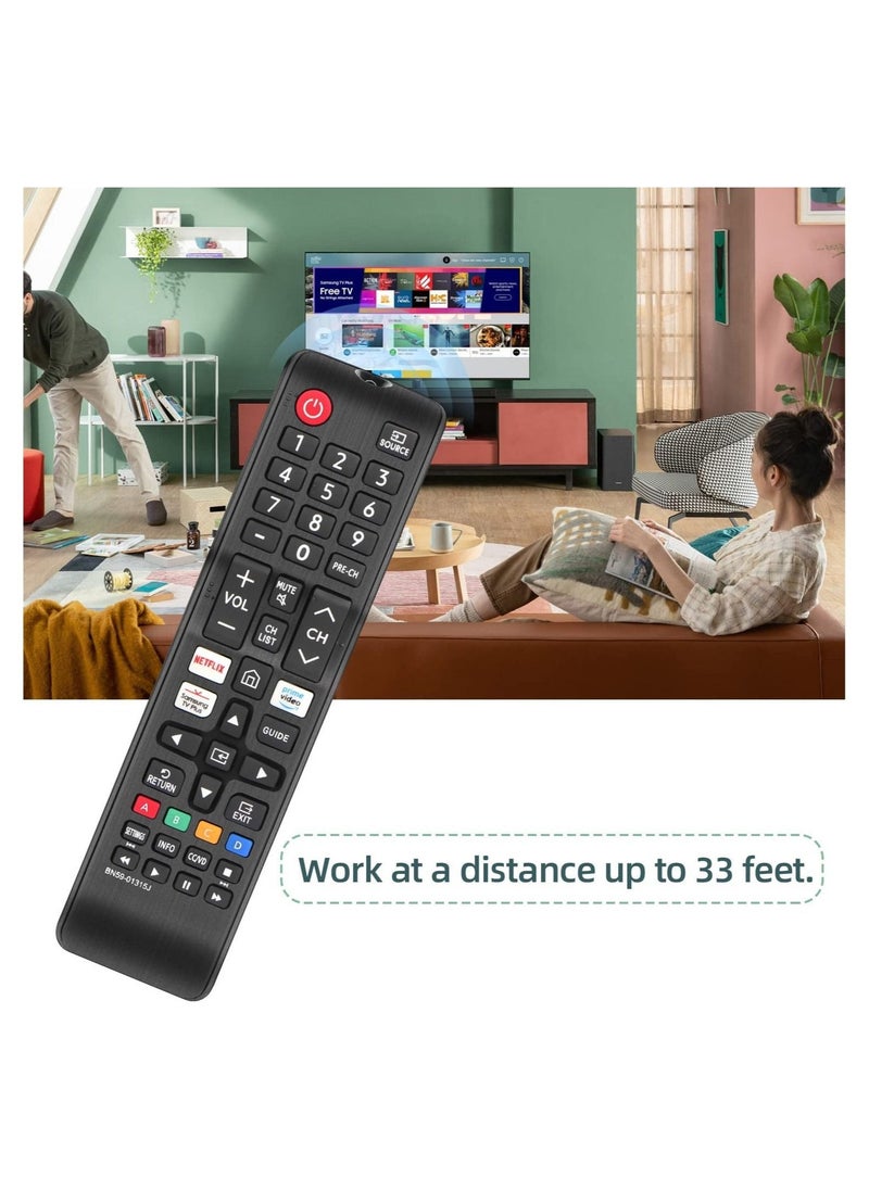 Generic Remote Control BN59-01315J Replacement for Samsung-Smart-TV-Remote Samsung LED LCD QLED 4K 8K UHD 3D HDTV HDR Curved Crystal Smart TV with Netflix  - Image 5