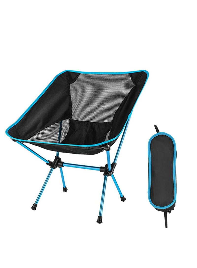 KASTWAVE 1 Pack Camping Chair Ultralight Portable Compact Folding Beach Chairs Ergonomic Design Durable and Breathable Chair with Carry Bag for Outdoor Camping Backpacking Hiking - Image 1