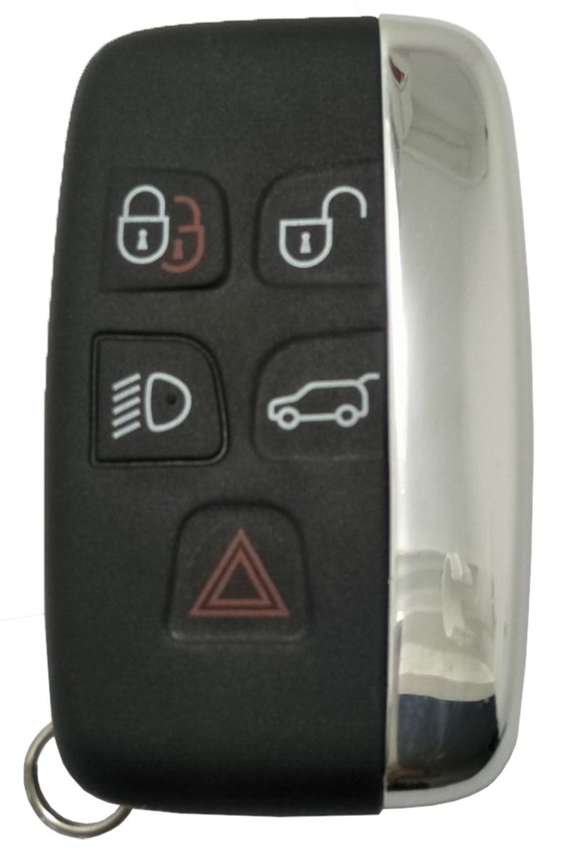 Arruweer Smart Key Fob Shell Case Fit for Range Rover Land Rover LR2 LR4 Sport Velar Evoque Jaguar F-Type XJ XF F-Pace XE Smart Key - Image 1
