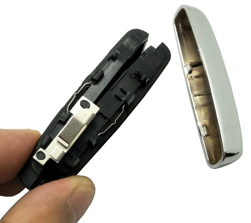 Arruweer Smart Key Fob Shell Case Fit for Range Rover Land Rover LR2 LR4 Sport Velar Evoque Jaguar F-Type XJ XF F-Pace XE Smart Key - Image 5