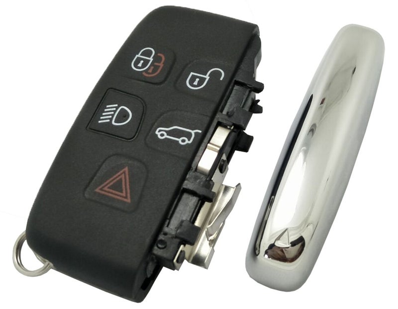 Arruweer Smart Key Fob Shell Case Fit for Range Rover Land Rover LR2 LR4 Sport Velar Evoque Jaguar F-Type XJ XF F-Pace XE Smart Key - Image 4