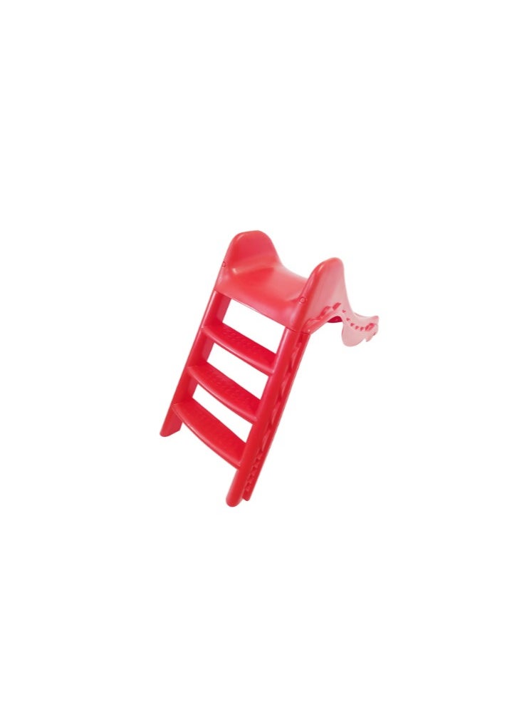 null - Big Dragon Slide 3 Steps Plastic Garden Kindergarten Red - Image 1