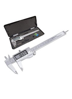 Generic Digital Caliper 6 Inch Measuring Tool Stainless Steel Vernier Caliper Digital Micrometer with Large LCD Screen Auto-Off Feature Inch/Metric Conversion Measuring Tool Caliper  - Image 1