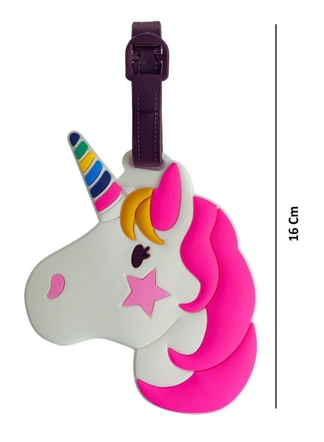 GOLD LEAF Unicorn Luggage Tags - Cute Silicone Travel ID Bag Tags for Suitcases, Backpacks, and Travel Accessories for Teens, Adults, and Animal Lovers (Pack of 1Pcs) - Image 5