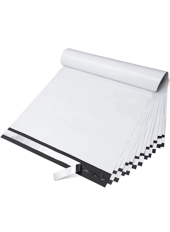 Fuxury Large Poly Mailers 14.5X19'' 200Pc, Waterproof Shipping Bags For Clothing, Strong Adhesive Mailers Poly Bags For Small Business Suppliers, Durable Shipping Envelopes Mailing Bags White  - Image 1
