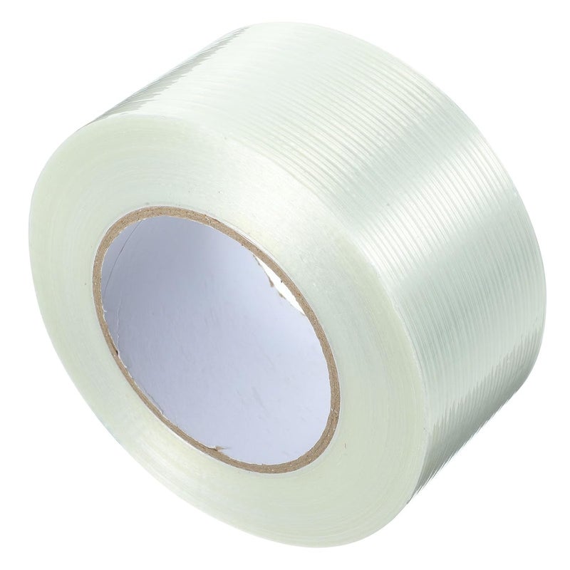 Water Resistant Fiberglass Tent Repair Tape, Single-Sided 6cm X 50m, Heat Resistant Industrial Filament Tape for Outdoor and Awning Maintenance - Image 1