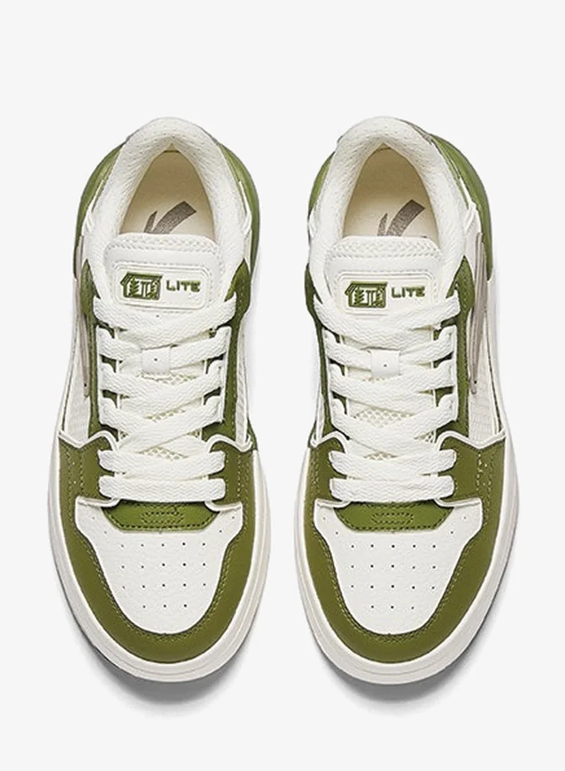 ANTA  Stree LT Skater sneakers | Classic Color-Block Trendy Women Low-Top White for Women | Best Price UAE