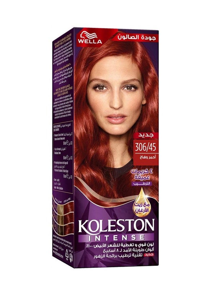 Wella Koleston Wella Koleston Hair Dye - Pomegranate Red 306/45 - Image 1