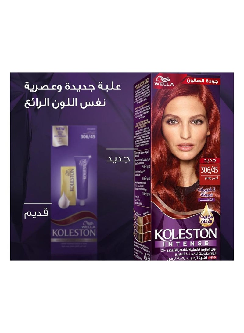 Wella Koleston Wella Koleston Hair Dye - Pomegranate Red 306/45 - Image 3