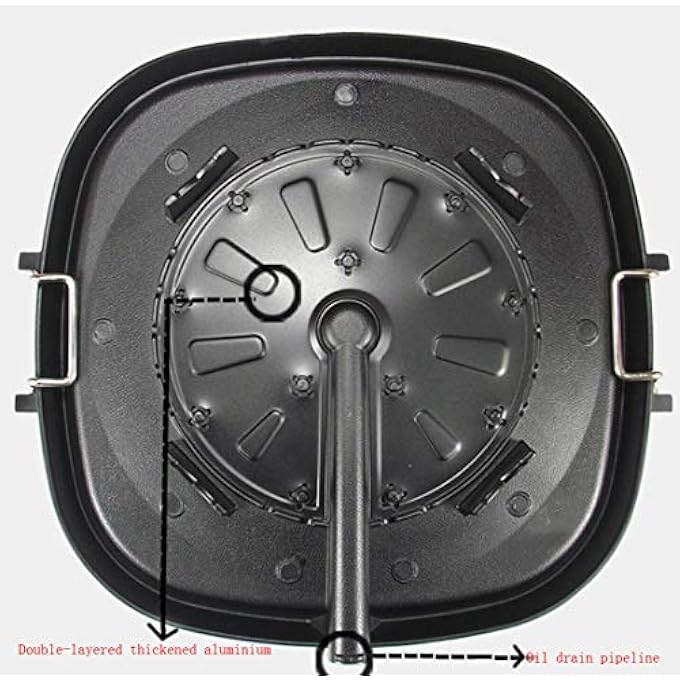 CHYIR KoreanStyle Square Grill Pan With Maifan Stone Coated SurfaceNonStick Smokeless Barbecue Stovetop Plate For Indoor Outdoor Bbq - Image 5