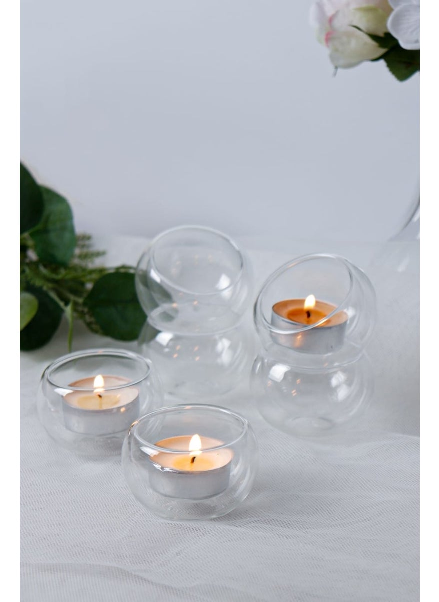 The Anabel Double Walled Mini Bowl Turkish Delight Holder Sauce Bowl Jam Bowl 6 Pieces  - Image 3