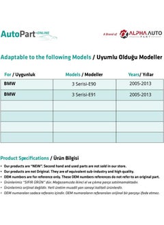 Alpha Auto Part Windshield Jack Plastic-Set for Bmw 3 Series E90,E91  - Image 3