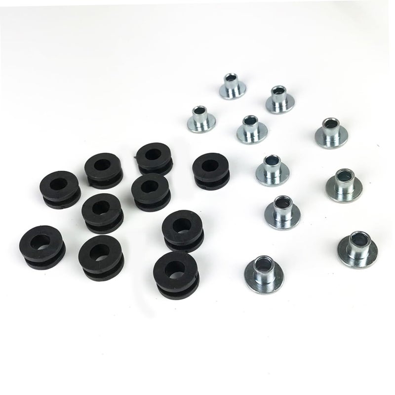 Amosfun Motorcycle Buffer Rubber Grommets Set 4 Piece Absorption Rubber Ring Kit For Damping Compatible Motorbike Models Reduces Vibration And Shock 1 Pack - Image 3