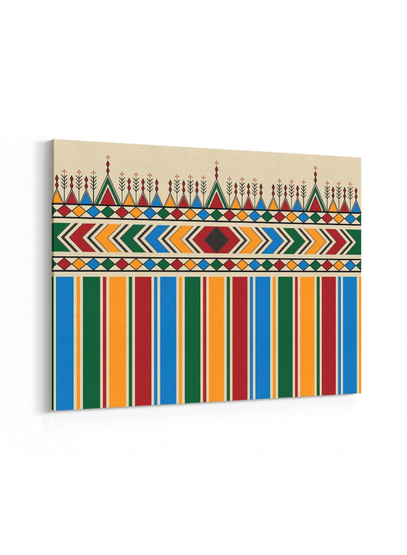 لوحة كانفاس على إطار خشبي، تصميم مستوحى من القط العسيري بمنظر أفقي، للمنزل، غرفة المعيشة، المكتب، الديكور - Image 5