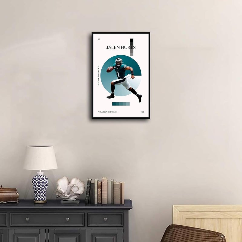 weitol Jalen Hurts Sports Poster Wall Art - Image 5