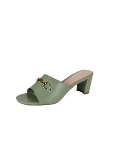 Michelle Morgan Michelle Morgan Ladies Mid Heel 213RC193 Green  - Image 3